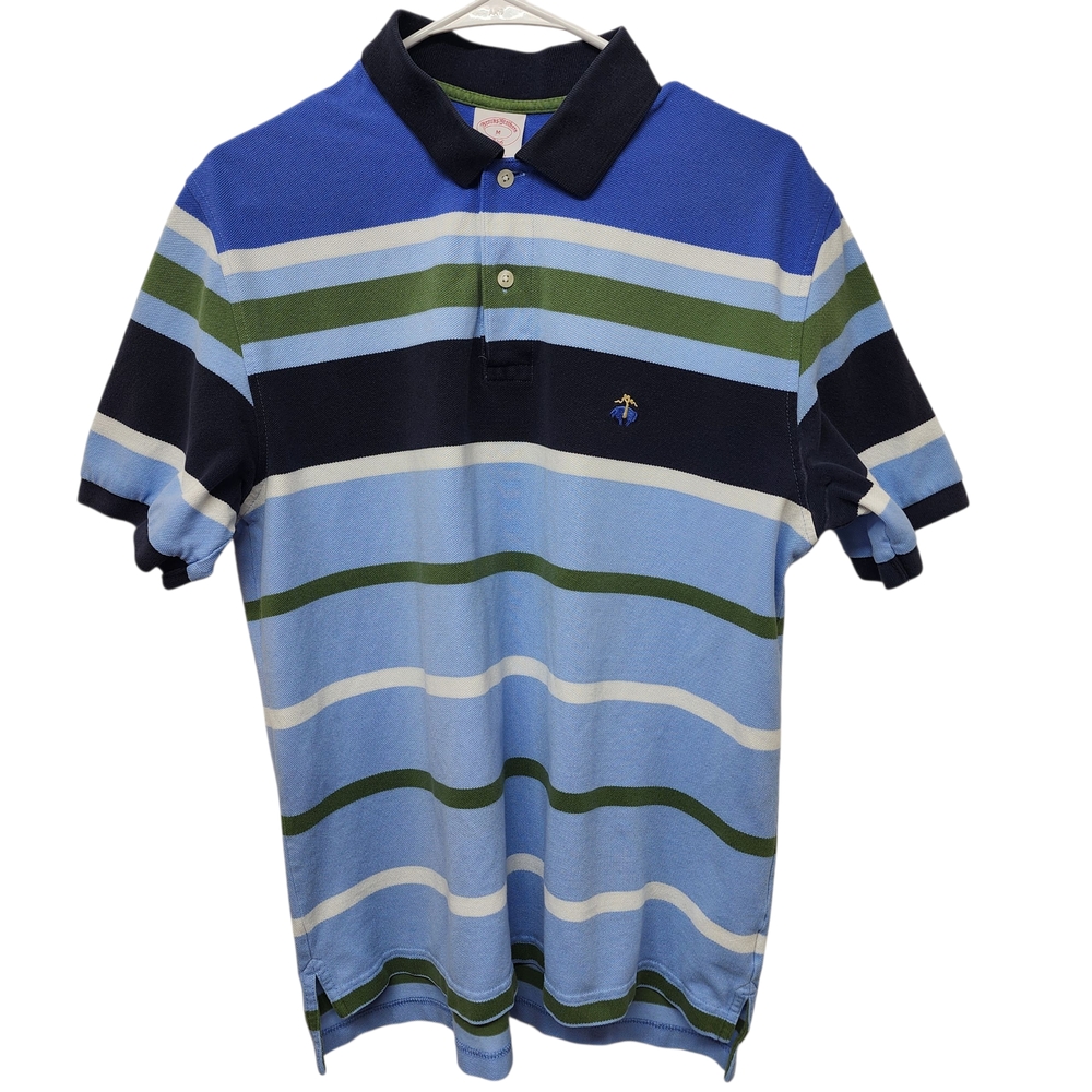 Brooks Brothers Multicolor Striped Polo Shirt‎ Size Medium